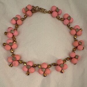 J. Crew Pink Floral Necklace
